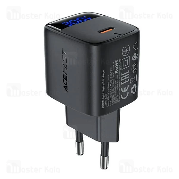 شارژر دیواری ایس فست ACEFAST A115 PD30W GaN Fast Charger توان 30 وات