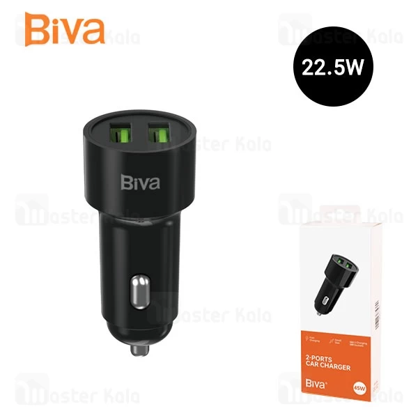 شارژر فندکی بیوا Biva CC-20 2-Ports Car Charger