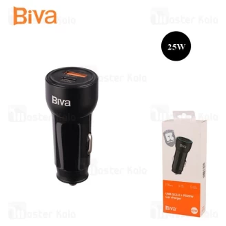شارژر فندکی بیوا Biva CC-32 USB QC3.0 PD32W Car Charger توان 32 وات