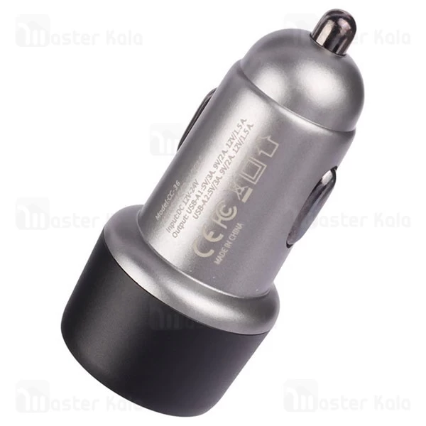 شارژر فندکی بیوا Biva CC-36 USB QC3.0 Car Charger توان 18 وات