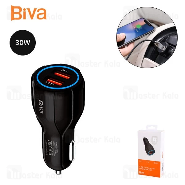 شارژر فندکی بیوا Biva CC-06Q توان 30 وات