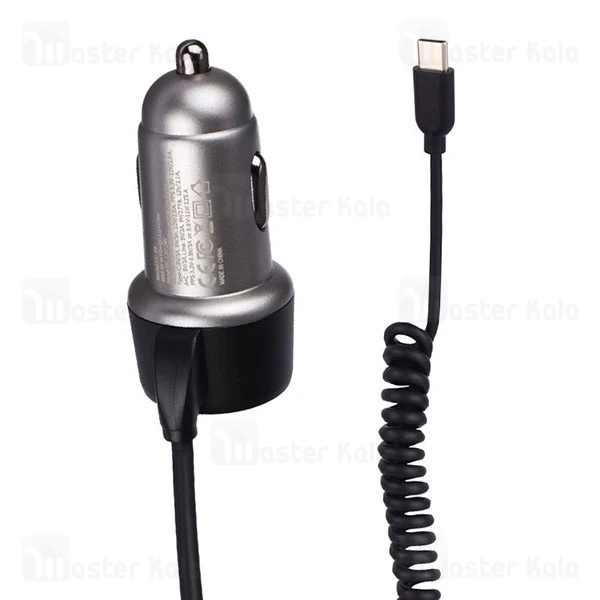 شارژر فندکی بیوا Biva CC-39 توان 55 وات دارای کابل متصل