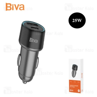 شارژر فندکی بیوا Biva CC-38 USB QC3.0 PD25W Car Charger توان 25 وات