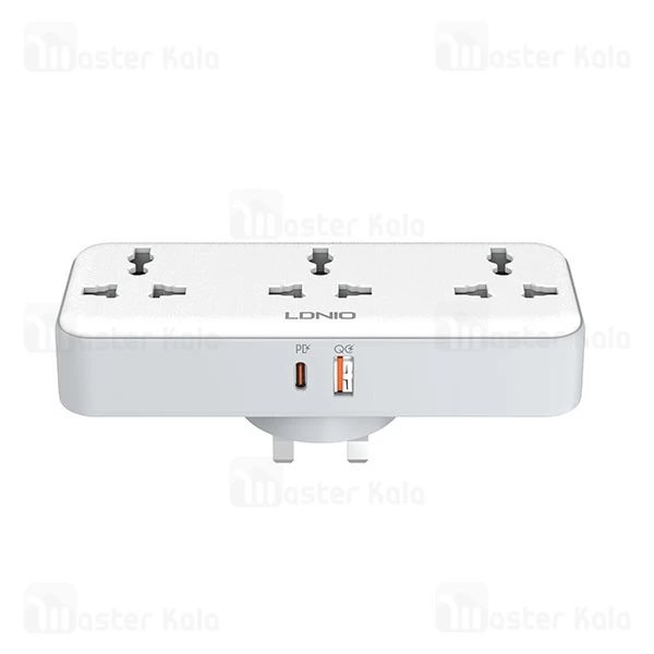 چند راهی برق و شارژر الدینیو Ldnio SC3317 دارای 3 پورت