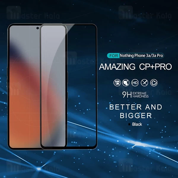 گلس تمام صفحه تمام چسب Nothing Phone 3A / 3A Pro Nillkin CP Plus Pro