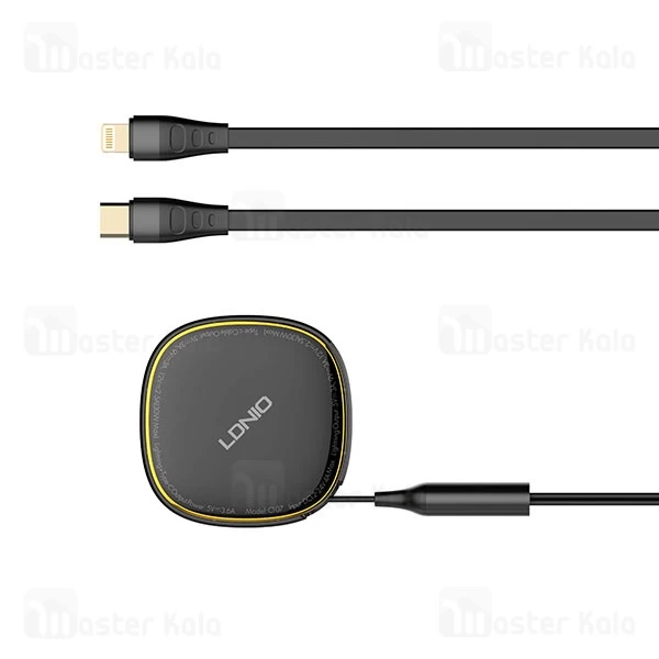 شارژر فندکی الدینیو Ldnio C107 توان 30 وات همراه با کابل