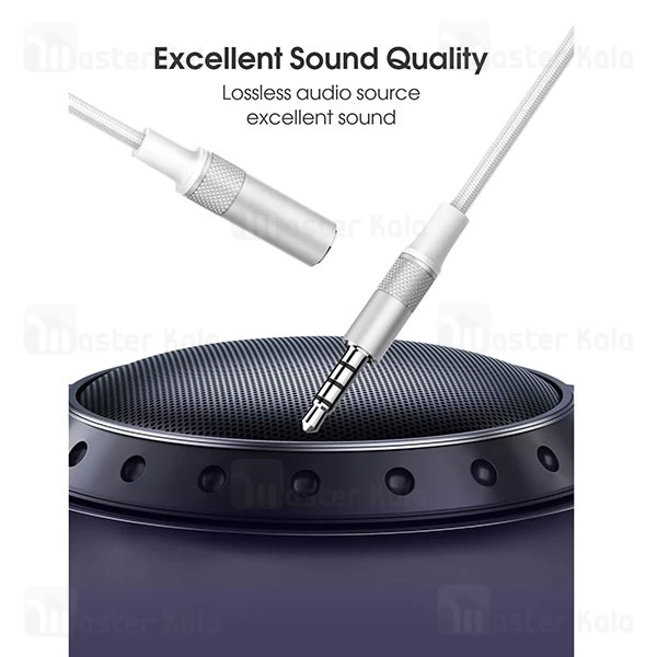 کابل افزایش طول صدا AUX الدینیو LDNIO high-quality luxury audio extension cable LS-Y81B طول 1 متر