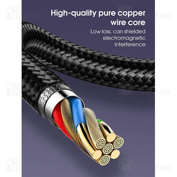 کابل افزایش طول صدا AUX الدینیو LDNIO high-quality luxury audio extension cable LS-Y81B طول 1 متر