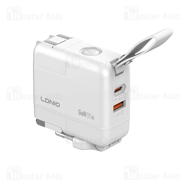 شارژر دیواری الدینیو Ldnio GaN Supper Fast Charger Q2618 توان 65 وات