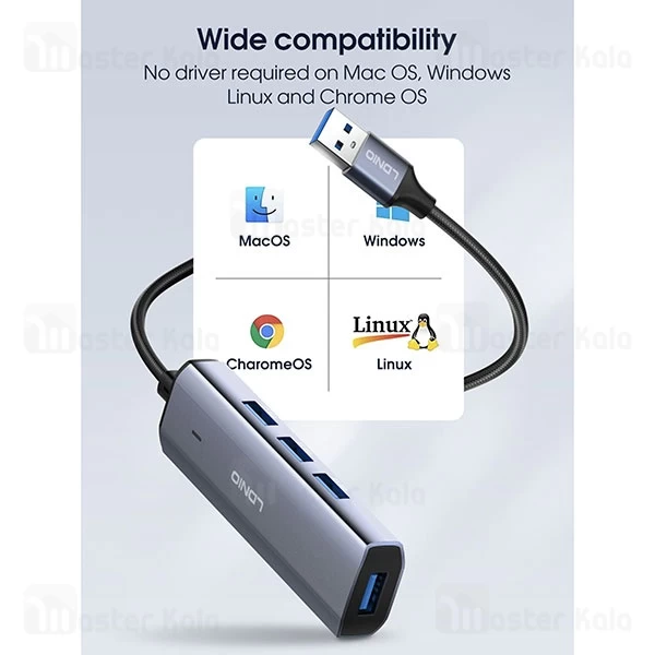 هاب 4 پورت الدینیو LDNIO DS-144u