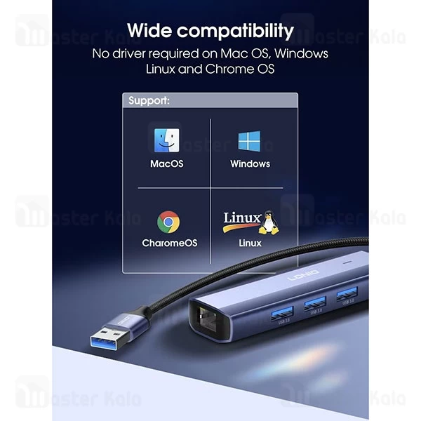 هاب 4 پورت الدینیو LDNIO Ds-124u