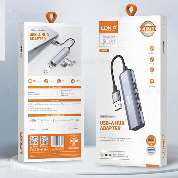 هاب 4 پورت الدینیو LDNIO Ds-114u