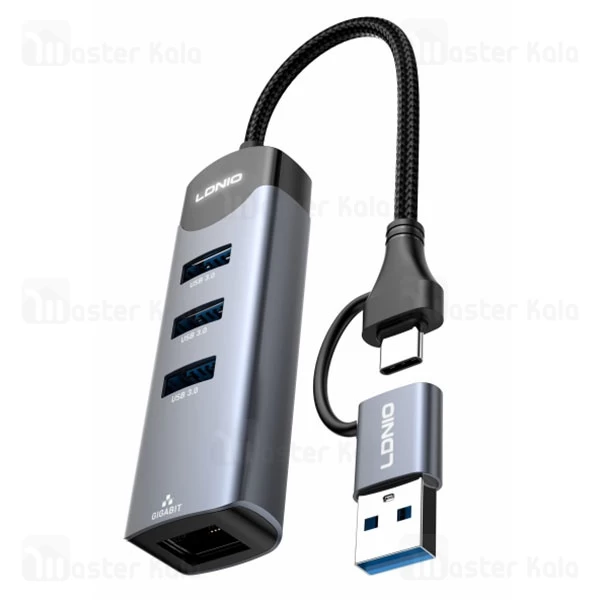 هاب 4 پورت تایپ سی الدینیو LDNIO DS-144UC