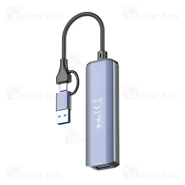 هاب 4 پورت تایپ سی الدینیو LDNIO Ds-114UC