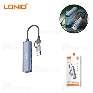 هاب 4 پورت تایپ سی الدینیو LDNIO Ds-114UC