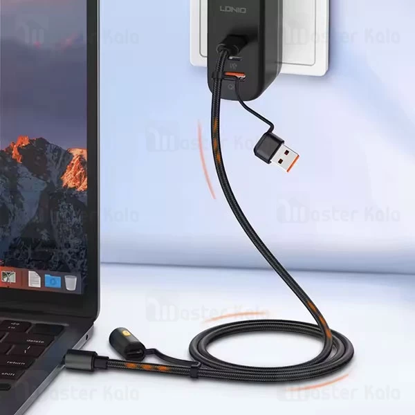 کابل Type C الدینیو LDNIO LC17 Charging Data Cable توان 65 وات