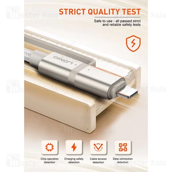 کابل Type C الدینیو LDNIO LC16 Charging Data Cable توان 65 وات