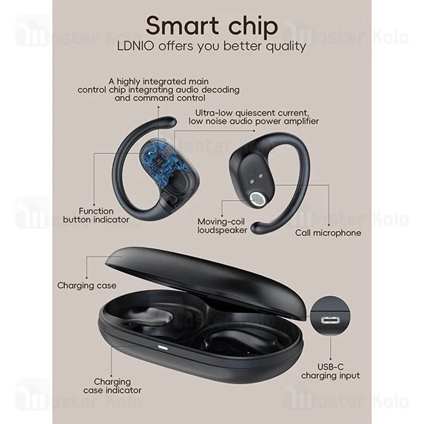 هندزفری بلوتوث الدینیو LDNIO Over Ear Headphones T07