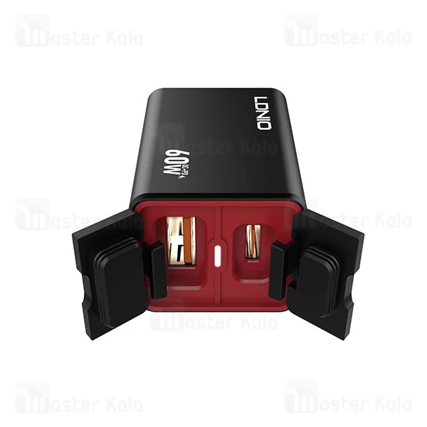 شارژر موبایل موتورسیکلت الدینیو Ldnio C108 توان 60 وات همراه با کابل