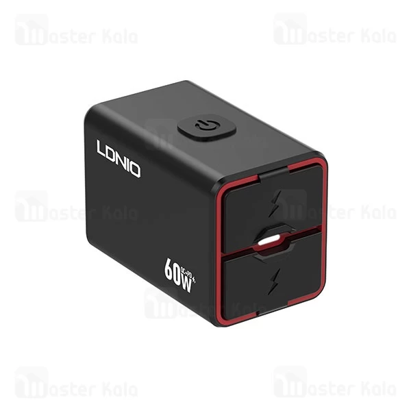 شارژر موبایل موتورسیکلت الدینیو Ldnio C108 توان 60 وات همراه با کابل