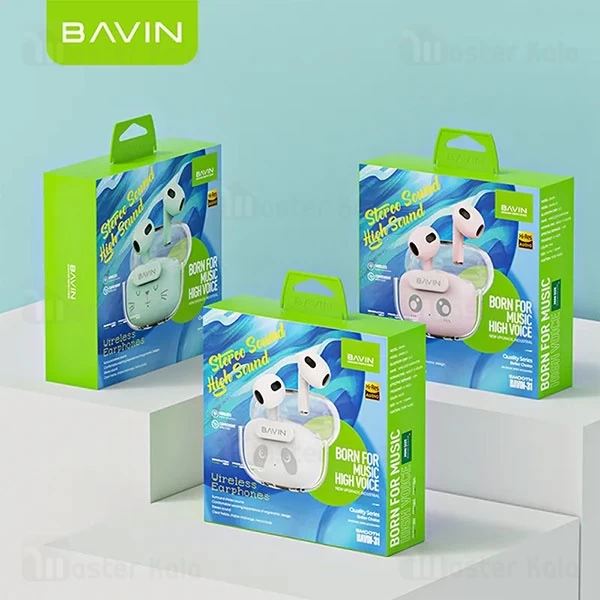 جعبه هندزفری بلوتوث باوین Bavin Airpod 31