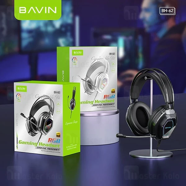 هدفون سیمی گیمینگ باوین Bavin BH62