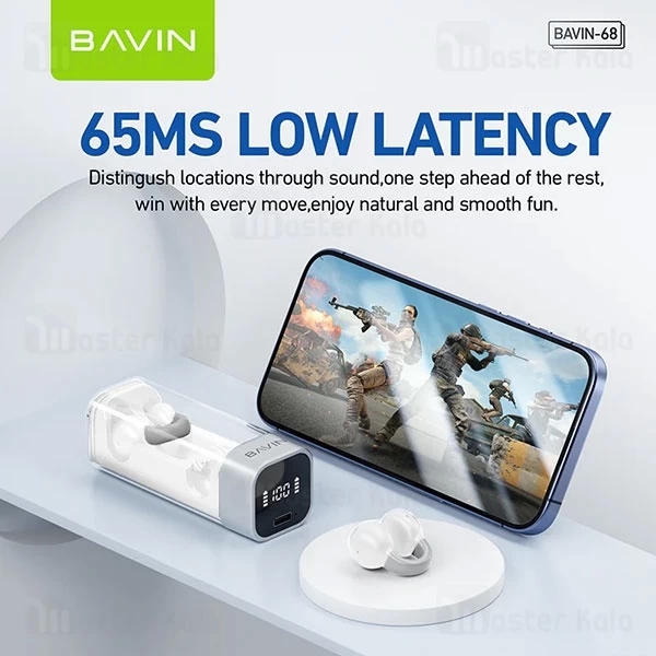 هندزفری بلوتوث باوین Bavin Airpod 68