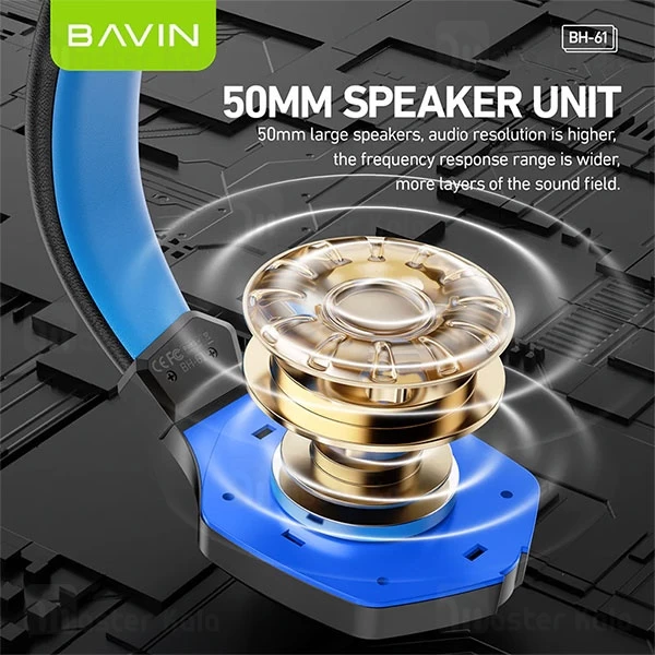 هدفون سیمی گیمینگ باوین Bavin BH61