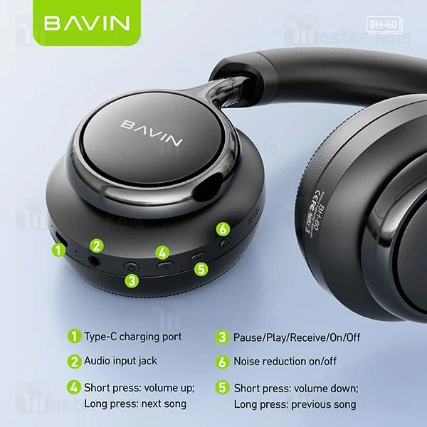 هدفون بلوتوث باوین Bavin BH60