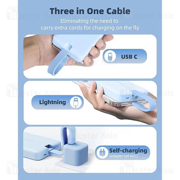 پاوربانک 10000 روموس Romoss 10-121 توان 20 وات