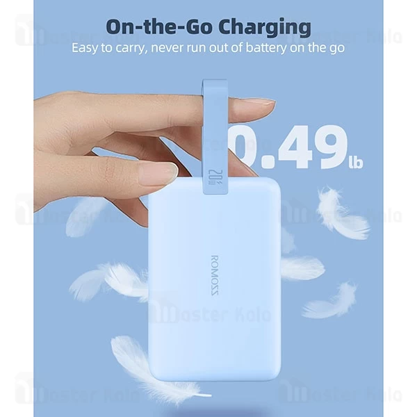 پاوربانک 10000 روموس Romoss 10-121 توان 20 وات
