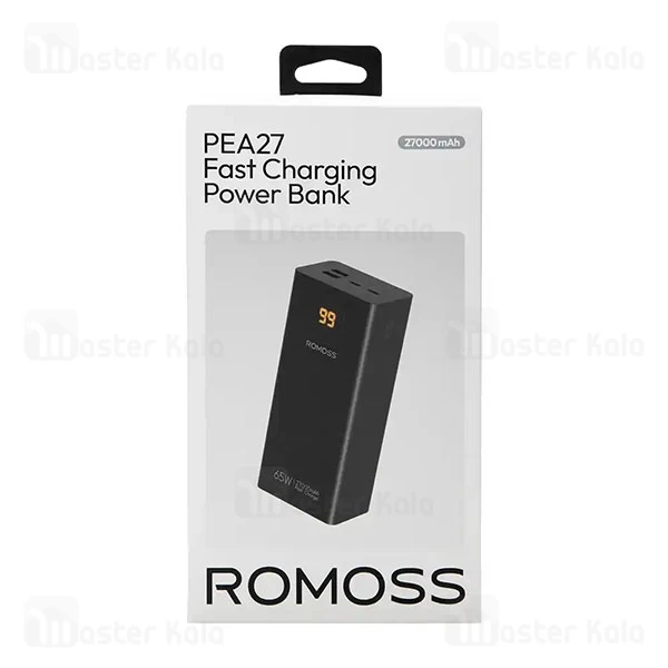 پاوربانک 27000 روموس Romoss PEA27 توان 65 وات