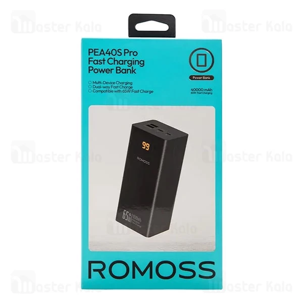 پاوربانک 40000 روموس Romoss 40S Pro توان 65 وات