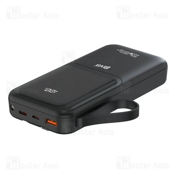 پاوربانک 10000 بیوا Biva BP-035 Power Bank توان 22.5 وات با کابل متصل