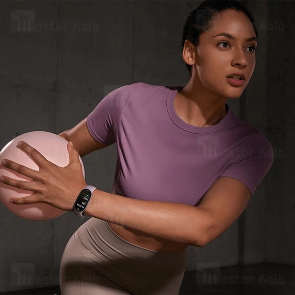 دستبند سلامتی هوشمند شیائومی Xiaomi Mi Band 10 M2459B1 نسخه گلوبال روی دست