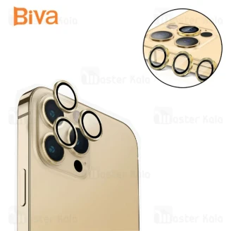 پک 3تایی محافظ لنز فلزی دوربین آیفون بیوا Biva Apple iPhone 14 Pro / iPhone 14 Pro Max Lens Shield