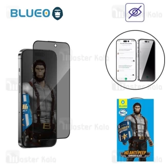 گلس حریم شخصی تمام صفحه تمام چسب بلوئو Apple iPhone 16 Pro Blueo HD Anti-Peep Privacy