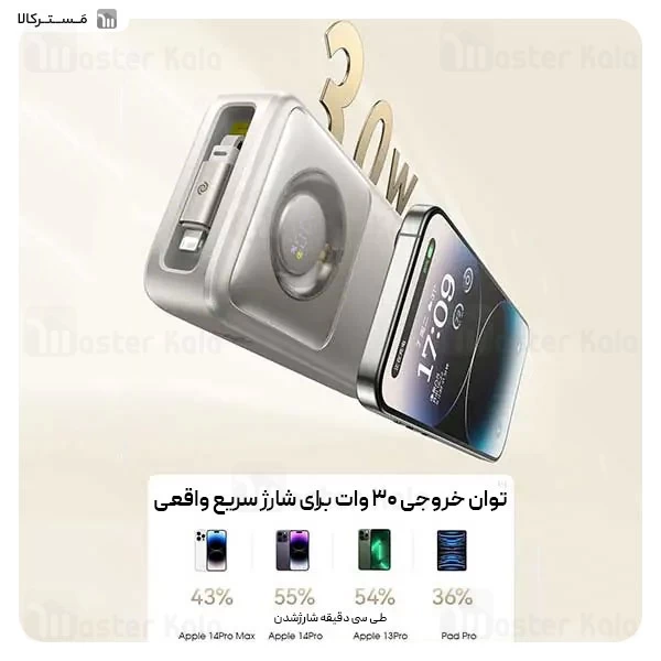 پاوربانک 20000 بیسوس Baseus NOMOS PPLSL01-20 توان 30 وات