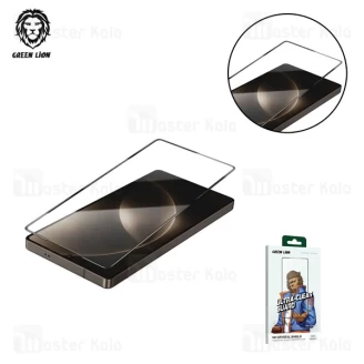 گلس تمام صفحه تمام چسب گرین لاین Samsung Galaxy S25 Ultra Green Lion 9H Crystal Sheild GN9HSGL25UCL