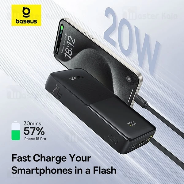 پاوربانک 20000 بیسوس Baseus Bipow 2 PPDMLM01 توان 20 وات