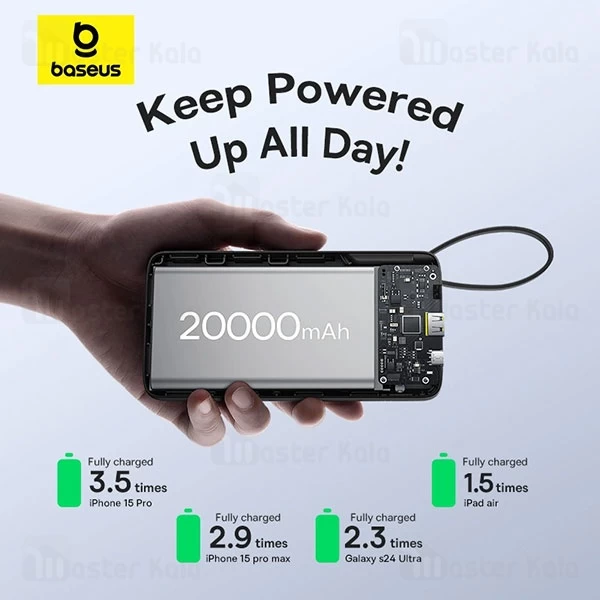 پاوربانک 20000 بیسوس Baseus Bipow 2 PPDMLM01 توان 20 وات