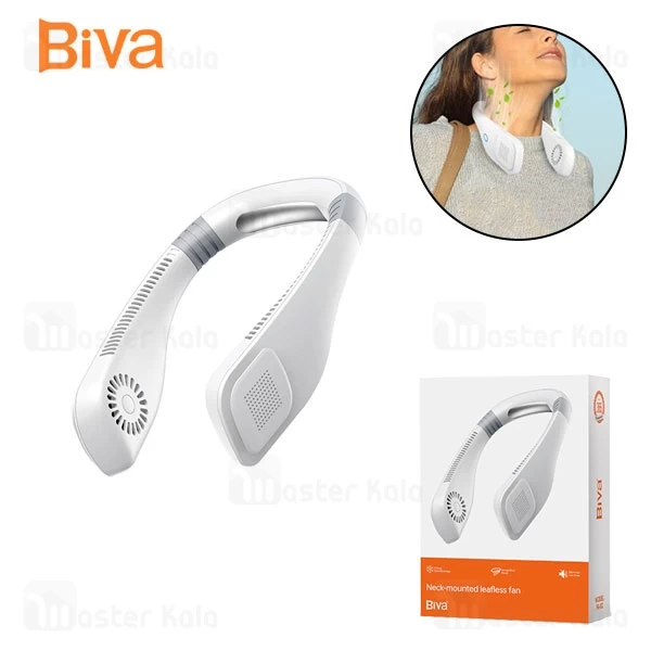 پنکه گردنی شارژی بیوا Biva Neck Mounted Leafless Fan FA-02پنکه گردنی شارژی بیوا Biva Neck Mounted Leafless Fan FA-02