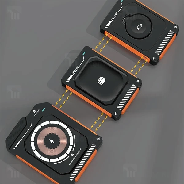 استند و شارژر وایرلس چند کاره مگ سیف بیوا Biva WLC-17 با قابلیت شارژ اپل واچ