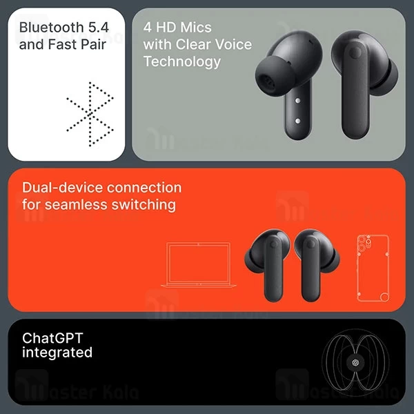 هندزفری بلوتوث سی ام اف CMF Buds 2a