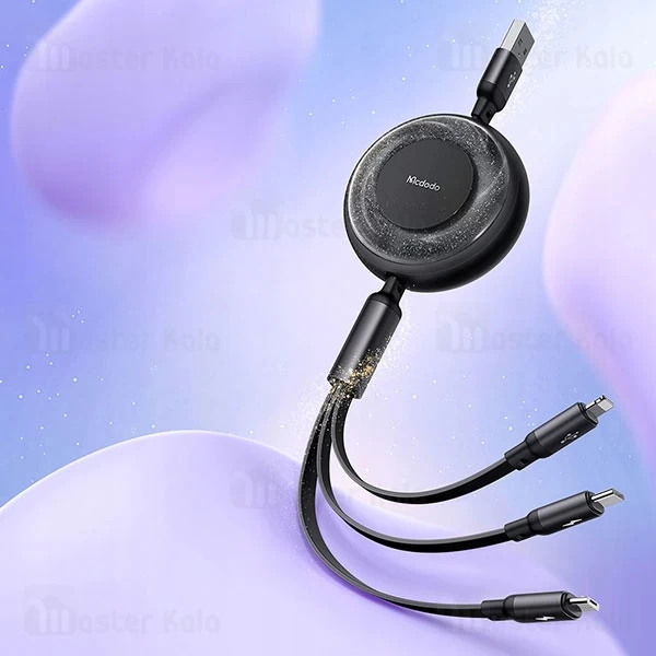 کابل سه سر مک دودو Mcdodo CA-3730 توان 66 وات و طول 1.2متر