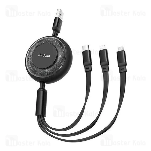 کابل سه سر مک دودو Mcdodo CA-3730 توان 66 وات و طول 1.2متر