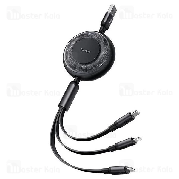 کابل سه سر مک دودو Mcdodo CA-3730 توان 66 وات و طول 1.2متر