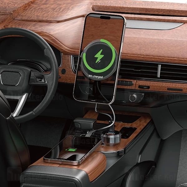 هولدر و شارژ وایرلس دریچه کولری هوشمند بیوا Biva WLC-18 توان 15 وات