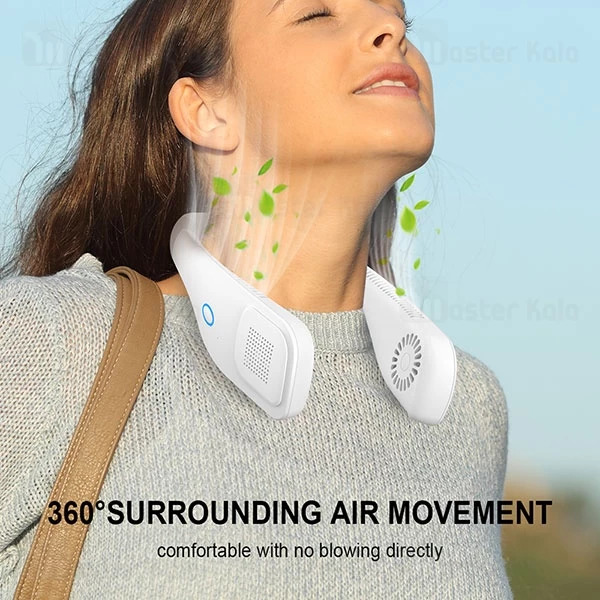 پنکه گردنی شارژی بیوا Biva Neck Mounted Leafless Fan FA-02