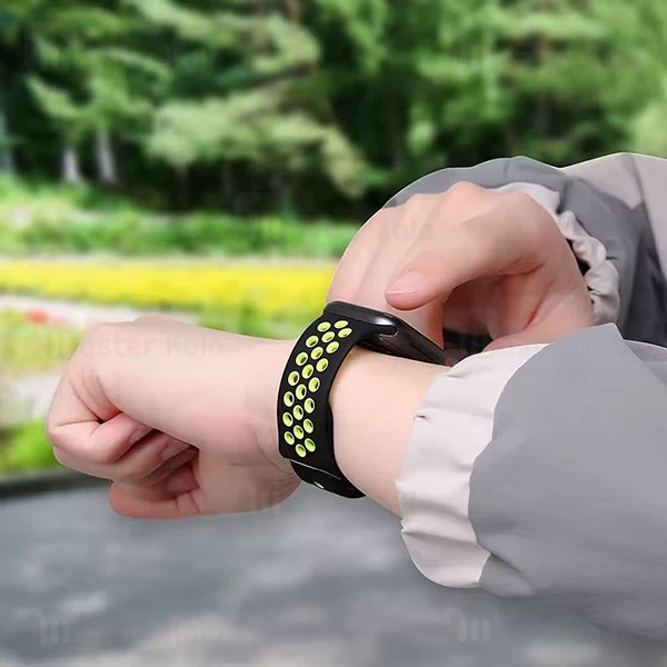 بند سیلیکونی طرح نایکی اپل واچ و ساعت HK سایز‌های 42 / 44 / 45 / 49 میلی متری Apple Watch / HK Strap